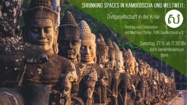 Shrinking Spaces in Kambodscha und weltweit